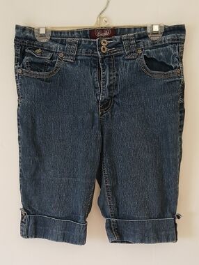 Angels Blue Denim Bermuda Shorts